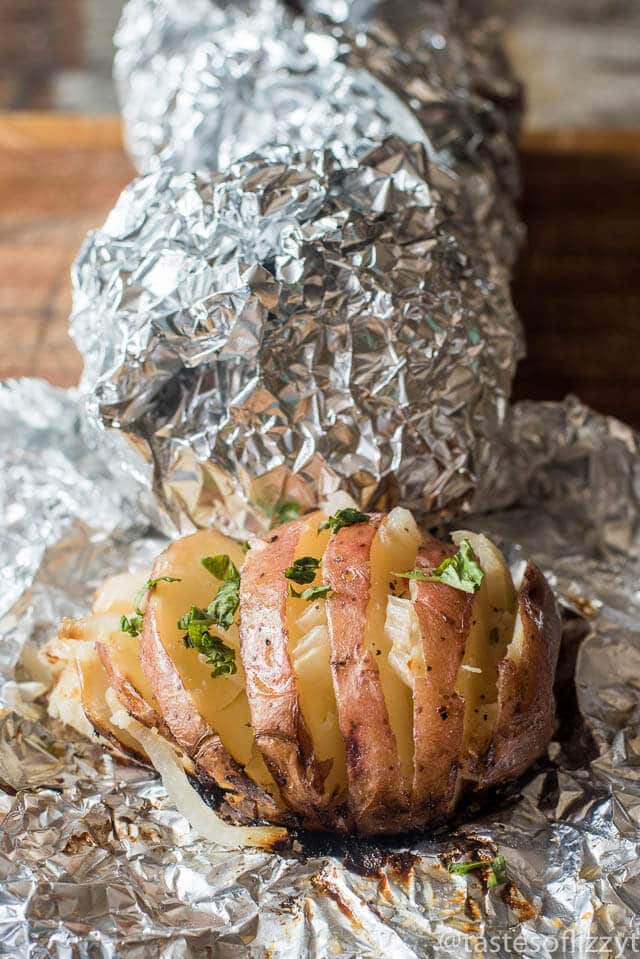 Grilled-Baked-Potatoes-with-onions