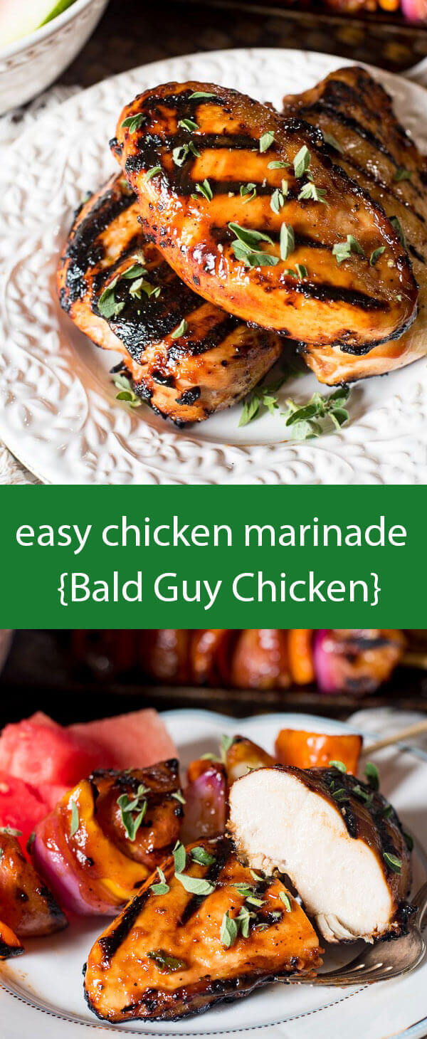 Easy Chicken Marinade has just two ingredients! This Italian barbecue sauce gives this chicken an award-winning flavor. Guests always rave about its flavor!