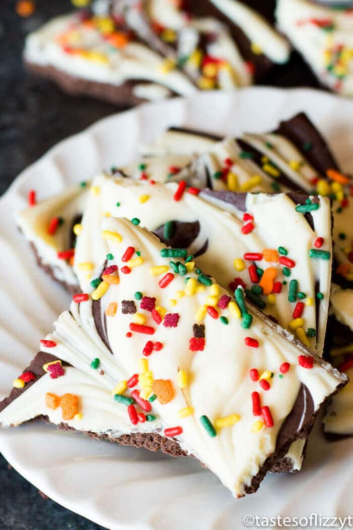 Brownie Batter Bark  