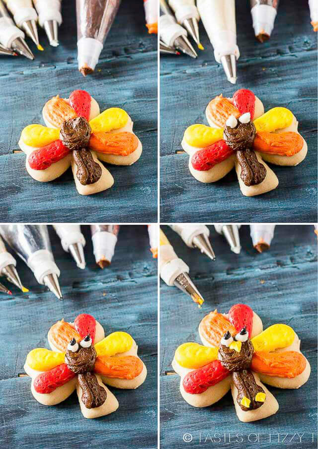 Turkey Cookies for Thanksgiving