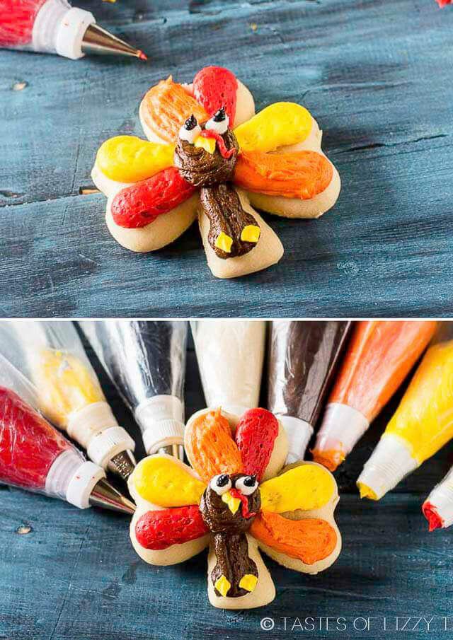 Turkey Cookies for Thanksgiving