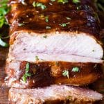 the best roast pork loin marinade recipe with molasses and bacon
