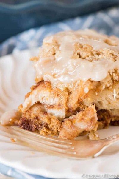 Pumpkin Cinnamon Roll Bake With Brown Sugar Oatmeal Streusel