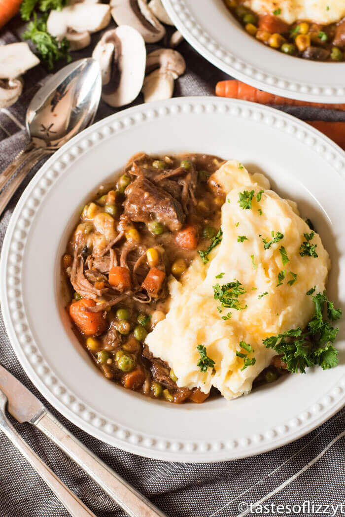 Slow Cooker Shepherd S Pie With Roast Beef Real Food Ingredients