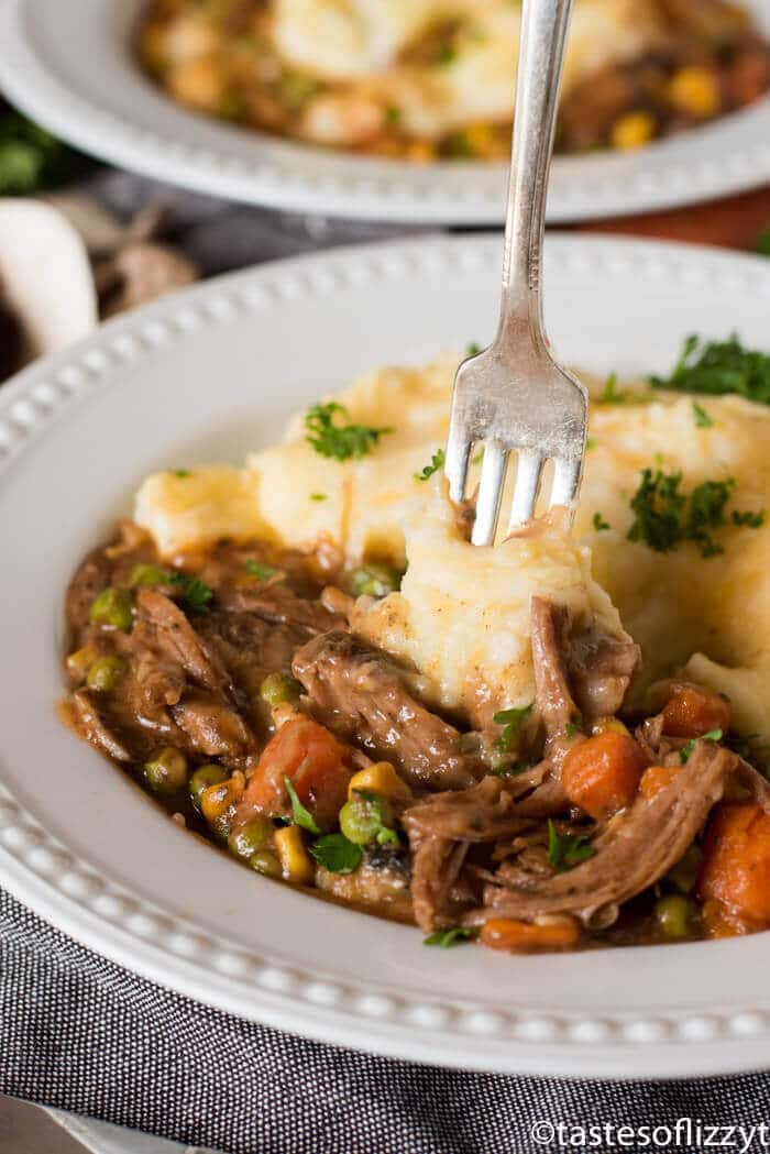 Slow Cooker Shepherd S Pie With Roast Beef Real Food Ingredients