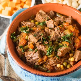 beef and vegetable soup recipe - easy dinner idea