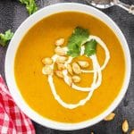 pumpkin carrot apple soup