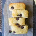 One-bowl mini orange chocolate chip quick bread, wonderful for holiday gifting!