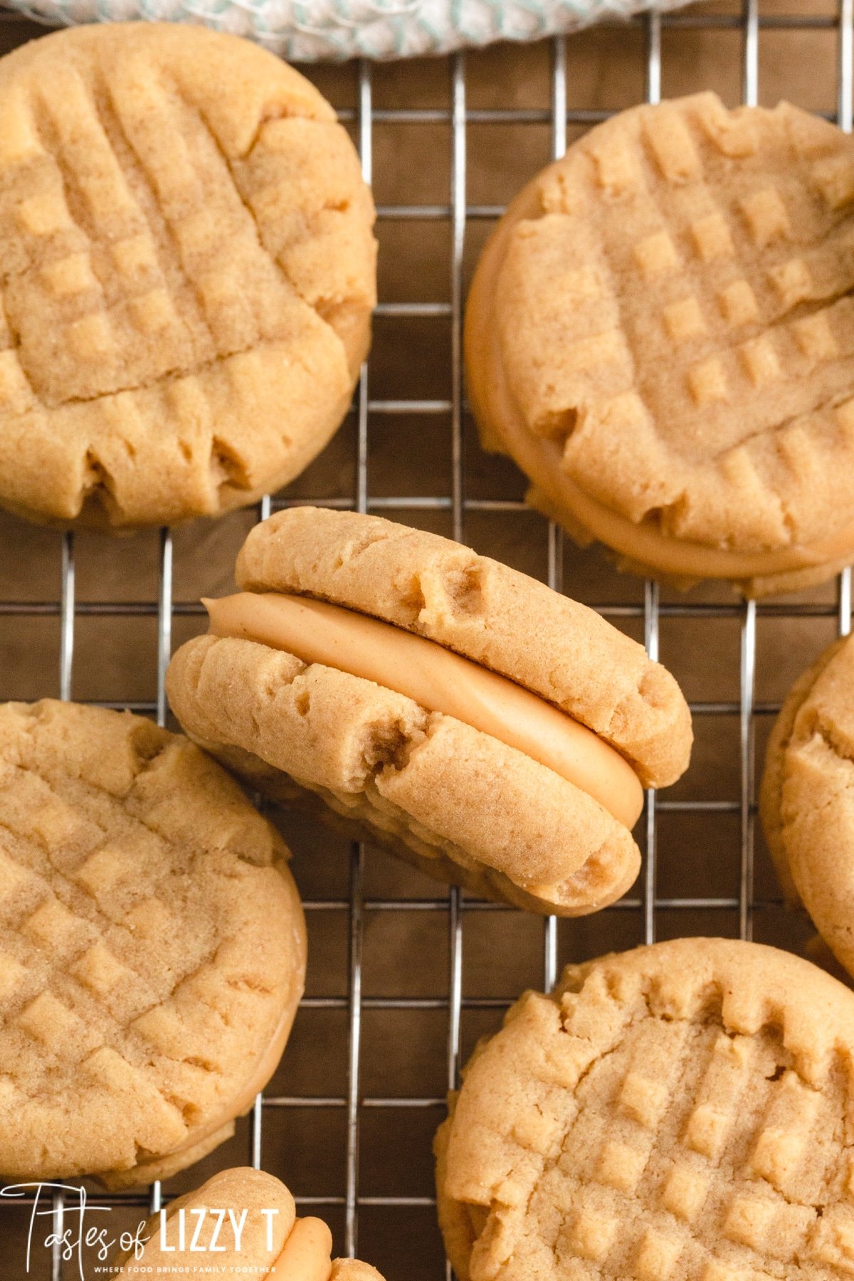 Peanut Butter Sandwich Cookies Recipe | Tastes of Lizzy T