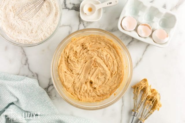 cookie dough in a bowl