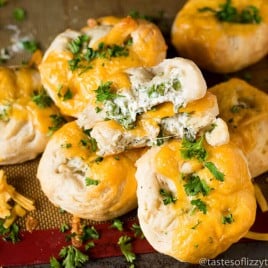 spinach cream cheese biscuits appetizer