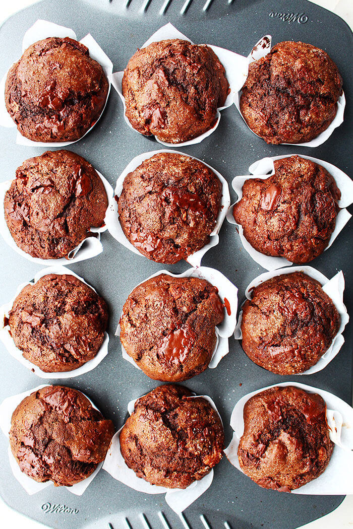 triple-chocolate-fudge-muffins-recipe
