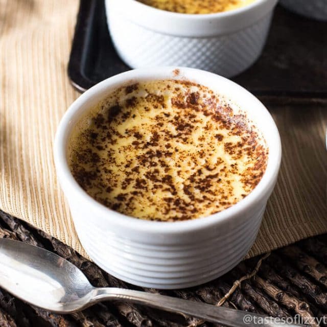 single serving baked custard