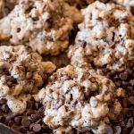 Angel Cookies {Chocolate & Pecan -- Gluten Free & 4 Ingredients}