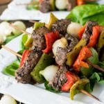 Christmas Kebabs Recipe {with Beef and Peppers}