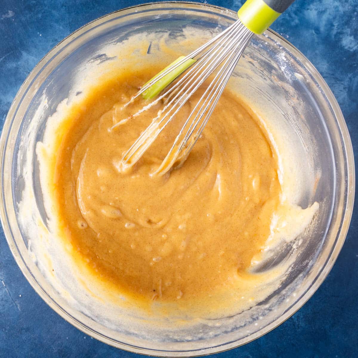 batter for cinnamon bread in a bowl
