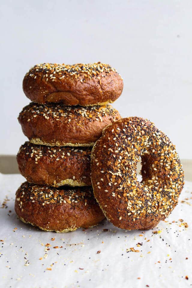 Whole Wheat Everything Bagels