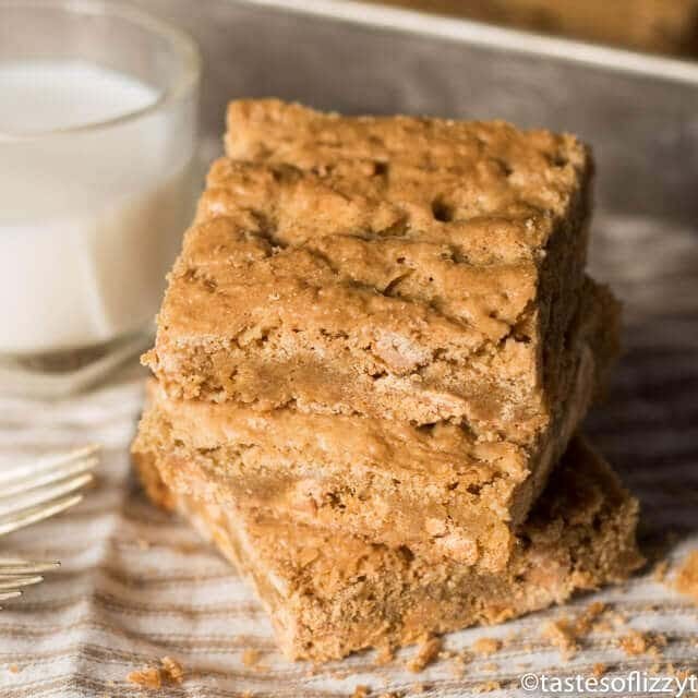 stack of three butterscotch bars