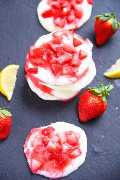 Frozen Yogurt Cookies {An Easy, Healthy Fruit Snack Perfect for Summer}