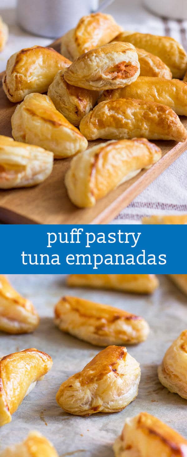 Tuna Empanadas {Easy Tuna Fish Filling Puff Pastry Appetizer Recipe}