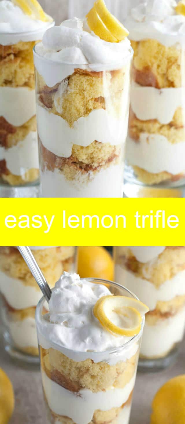 Easy Lemon Trifle { A Fun