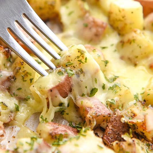 Cheesy Oven Baked Potatoes