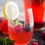 Sparkling Raspberry Mint Lemonade