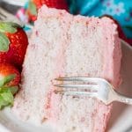 fresh strawberry cake