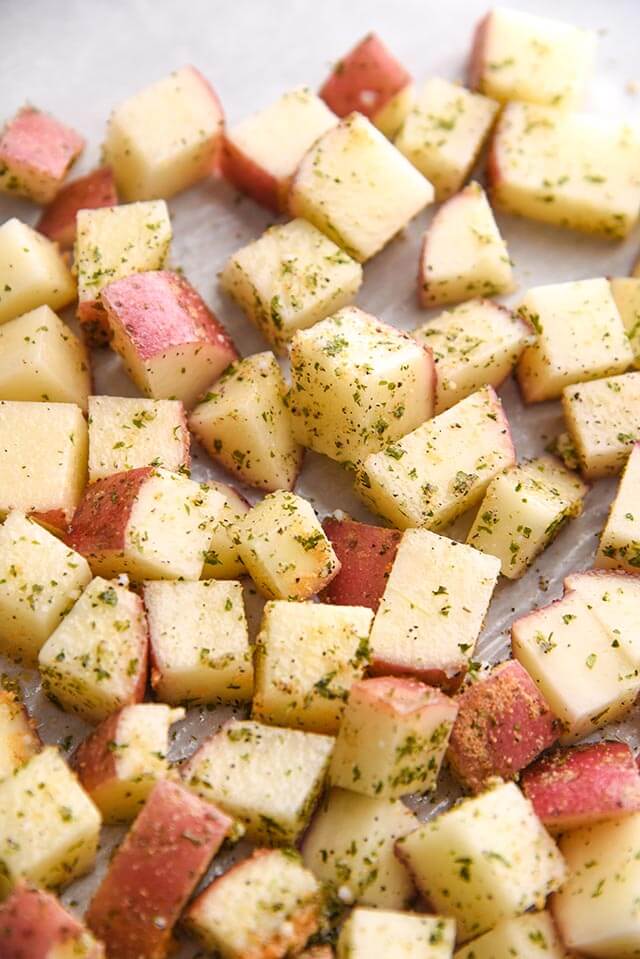 Oven Baked Cheesy Potatoes