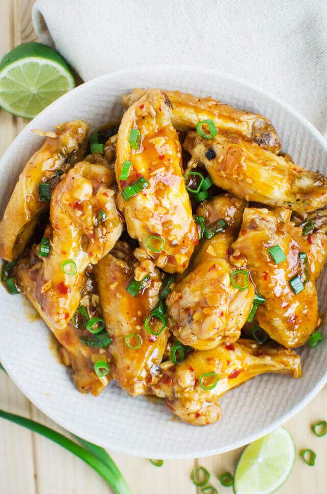 Baked Asian Chicken Wings