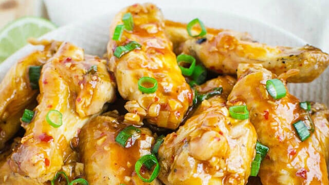 Baked Asian Chicken Wings Recipe {Appetizer w/ Tangy Wing Sauce}