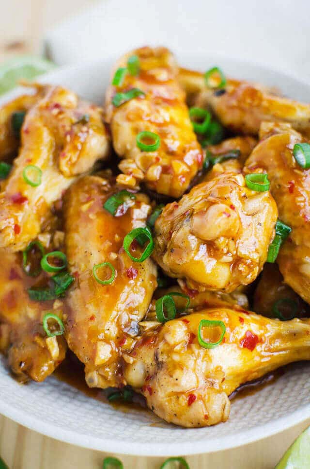 Baked Asian Chicken Wings