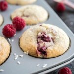 Raspberry Coconut Muffins