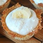 Mini Banana Coconut Cheesecakes