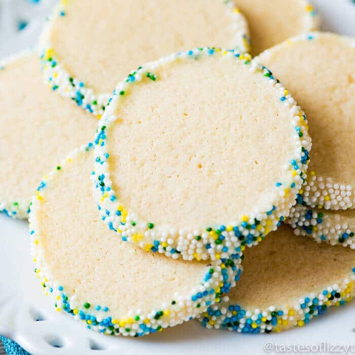 Refrigerated Sugar Cookies {Easy Slice 'n Bake Sugar Cookie Recipe}