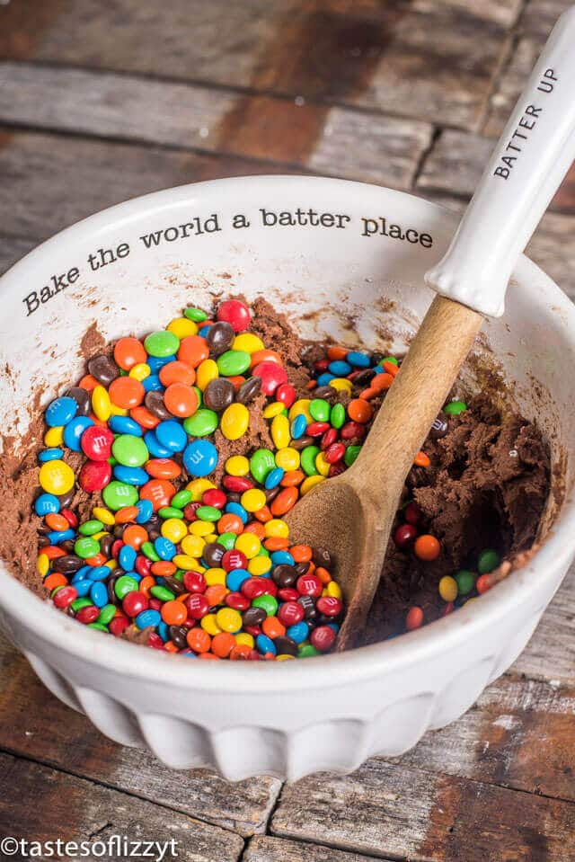 bake the world a better place mixing bowl for cookie dough