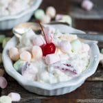 Old Fashioned Glorified Rice is a creamy dessert with marshmallows, strawberries, pineapple... and rice! A unique no bake recipe for summer picnics.