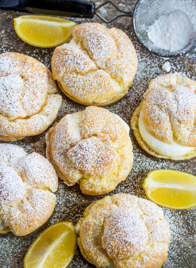 Lemon Cream Puffs