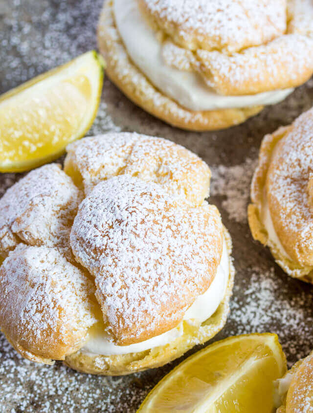 Lemon Cream Puffs {An Easy Lemon Twist on a Classic Recipe}