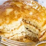 Sourdough pancakes have a delicious flavor & fluffy texture that you'll fall in love with! These will become your family's favorite breakfast.