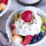 There's nothing like fresh fruit salad. This quick sparkling fruit salad is made a little extra special with sparkling cider.