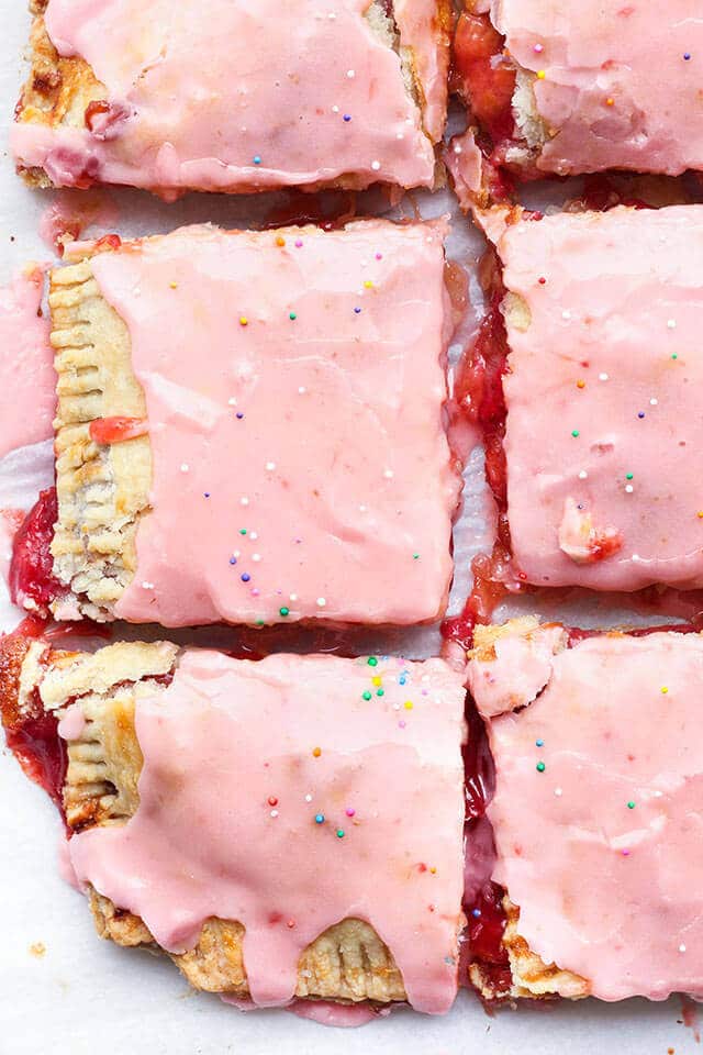 Strawberry Rhubarb Slab Pie