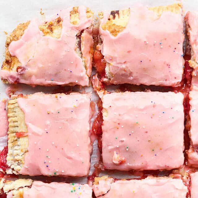 Strawberry Rhubarb Slab Pie