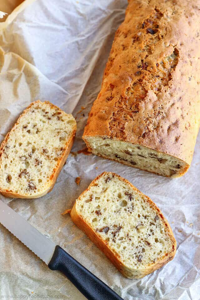 Walnut Cottage Cheese Bread