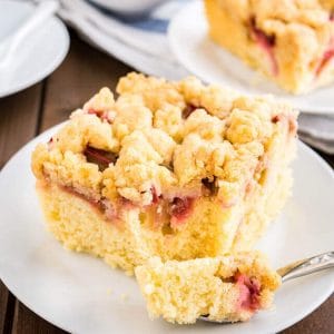 Rhubarb Coffee Cake