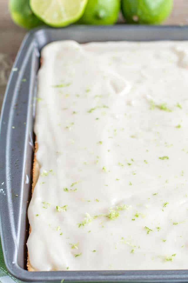 Key Lime Sheet Cake