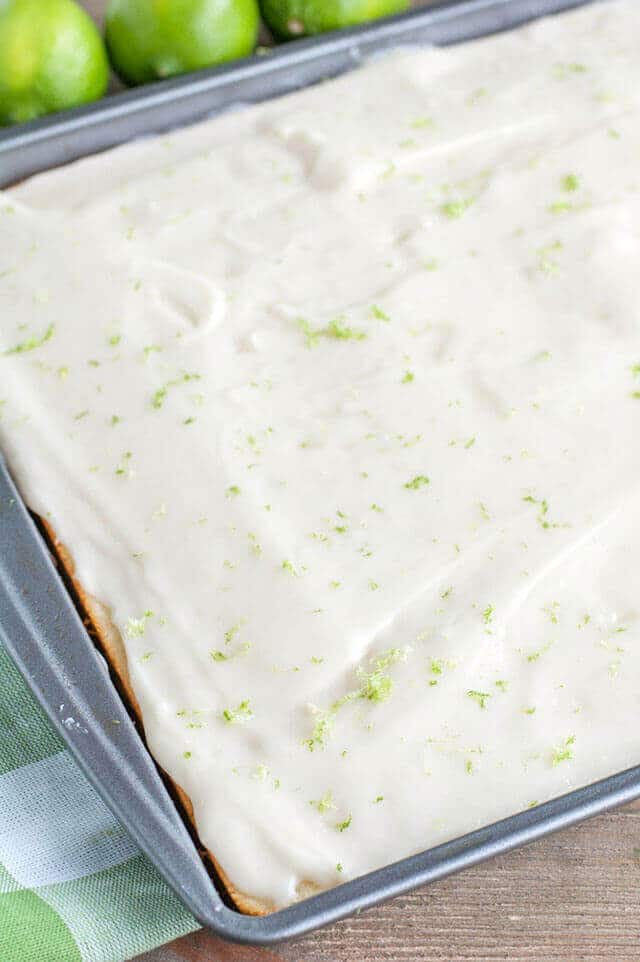 Key Lime Sheet Cake