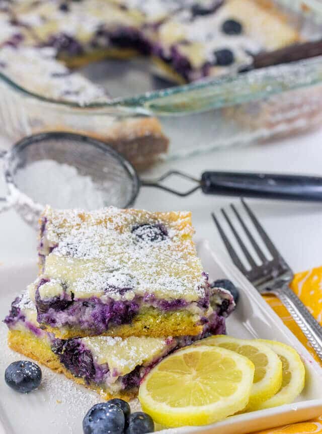 Gooey Blueberry Lemon Butter Cake