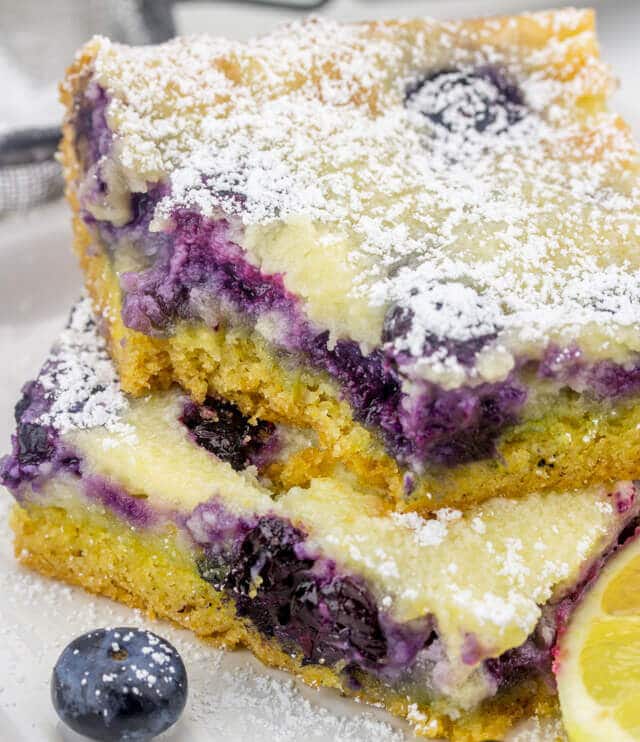 Gooey Blueberry Lemon Butter Cake