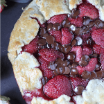 Strawberry Chocolate Galette